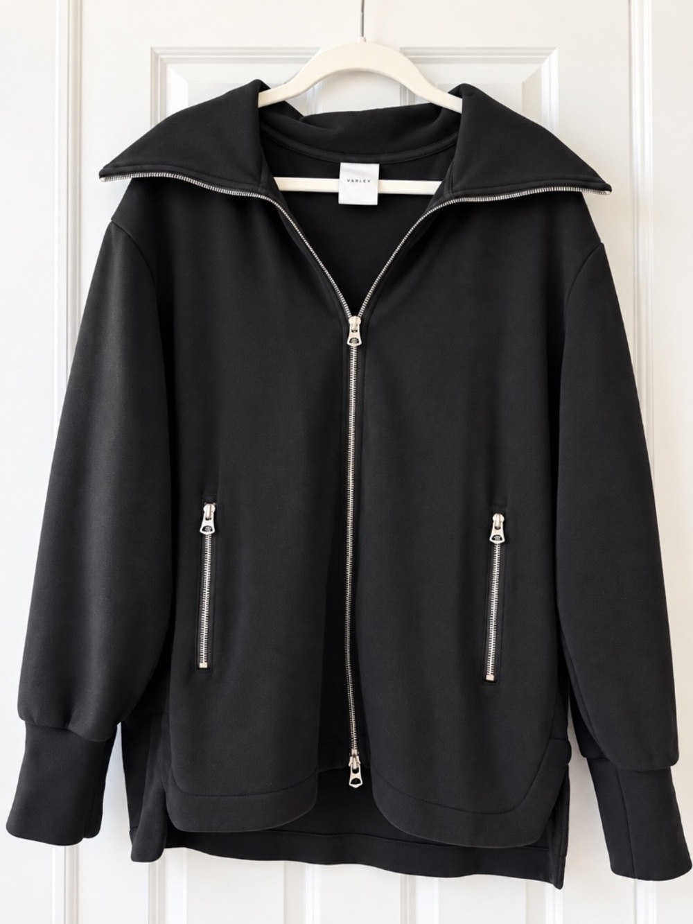 Varley Adair Zip Through Jacket Black Large